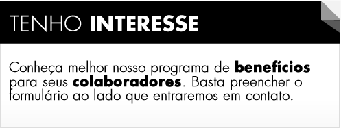 Conheça melhor nosso programa de benefícos para seus alunos. Basta preencher o
formulário ao lado que entraremos em contato. Conheça melhor nosso programa de benefícos para seus alunos. Basta preencher o
formulário ao lado que entraremos em contato.